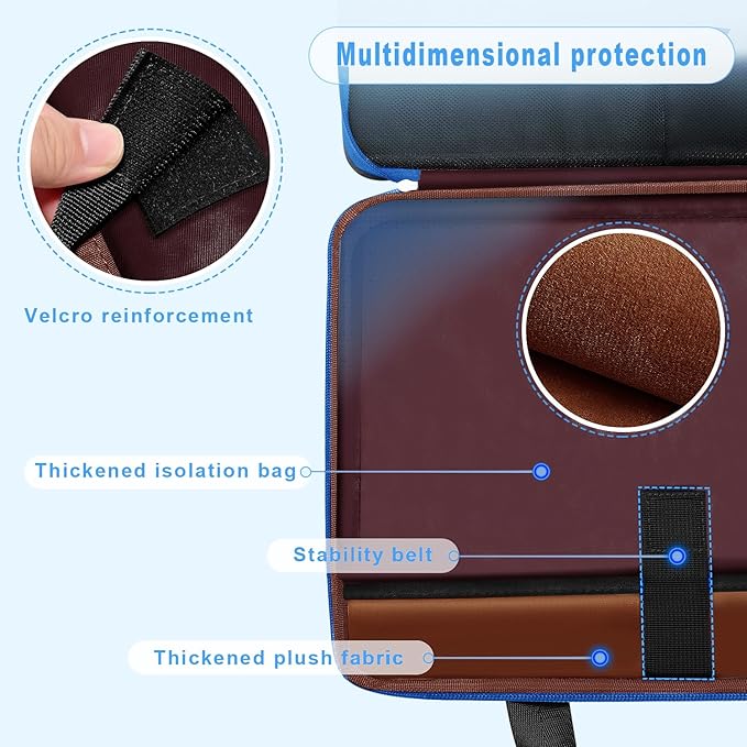 ZINZ Laptop Case 15 15.6 16 inch Sleeve, Expandable Computer Hand Bag with Multi-pockets Compatible with MacBook Pro 16 inch M4/M3/M2/M1, MacBook Air/Pro 15 inch and 15-16 inch Notebooks，B01BL01