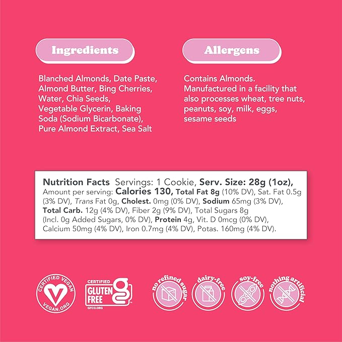 Love + Chew Superfood Soft Baked MINI Cookies Variety Pack, Plant Based Cookie With Almonds, Dates, and Chia Seeds for Kids and Adults, Vegan Snacks, Gluten Free, Paleo, Non GMO, 16 Pack
