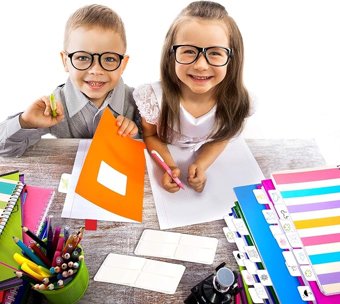 Sticky Index Tabs Page Marker Pop-up Page Flags Sticky Notes Tabs 1.6 x 1 Inch, White (800 Pieces)