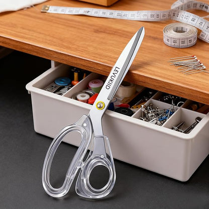 Craft Scissors - 9 Inch Comfortable Handle Scissors For Office for Adults cutting,Tailor's Shears - All-Purpose Fabric, Crafting & kitchenn