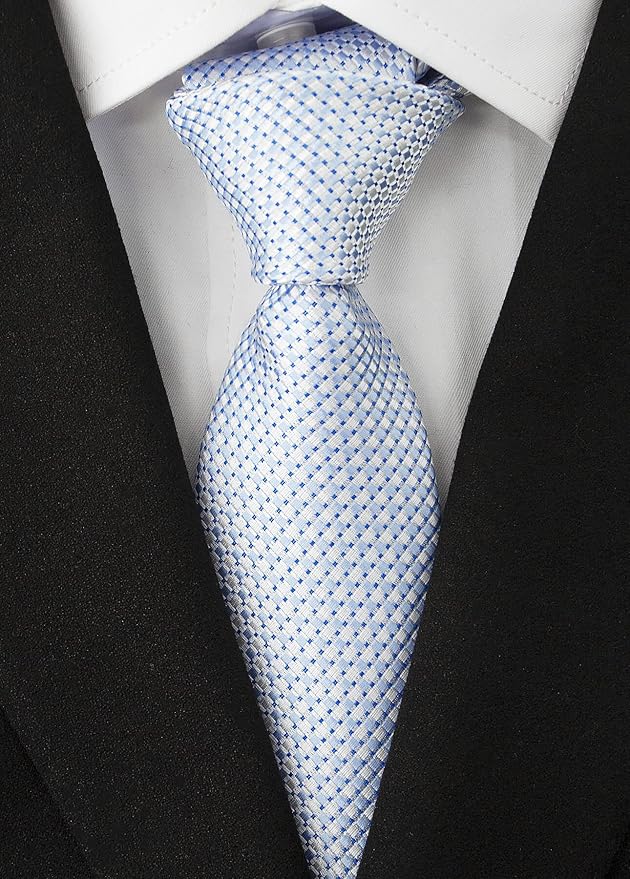 Adulove Men's Necktie Classic Silk Tie Woven Jacquard Neck Ties 6 PCS