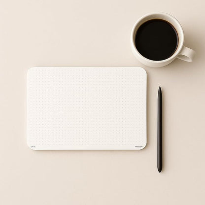 CLEVER SIGNS A5 Dot Grid Notepad - 2 Pack (5,8" x 8,3")- Medium Dotted Memo Desk Pads-Premium Paper with Cardboard Back Support - Ideal for Note-taking, Planning, Sketching, and Journaling