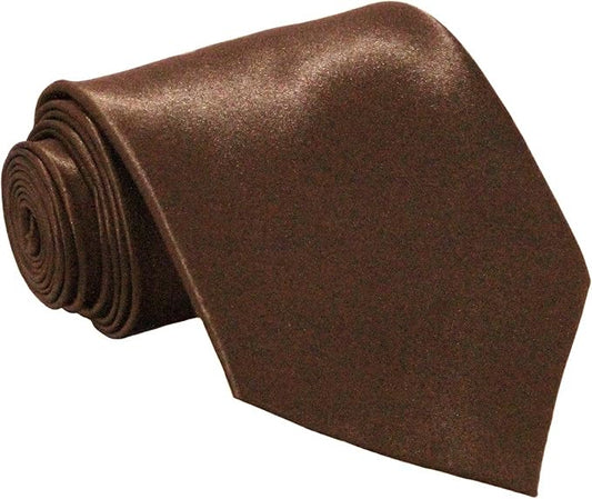 Soophen Mens Necktie 3.75" Tie Solid Color Ties