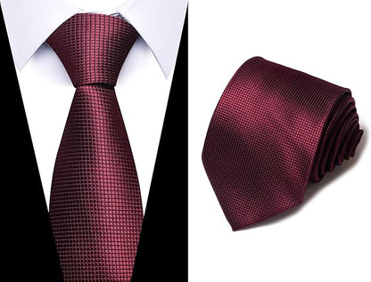 Tie For Men Necktie Woven Jacquard Neck Ties Set 6 PCS