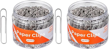 NEEWAY 300pcs Large Paper Clips, Jumbo Paper Clip, 2 Inch Paperclips (Pack of 2)