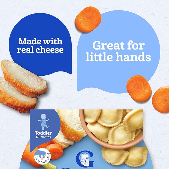 Gerber Pick-ups, Chicken & Carrot Ravioli in a Chicken Broth, 6 Ounce (Pack of 8)