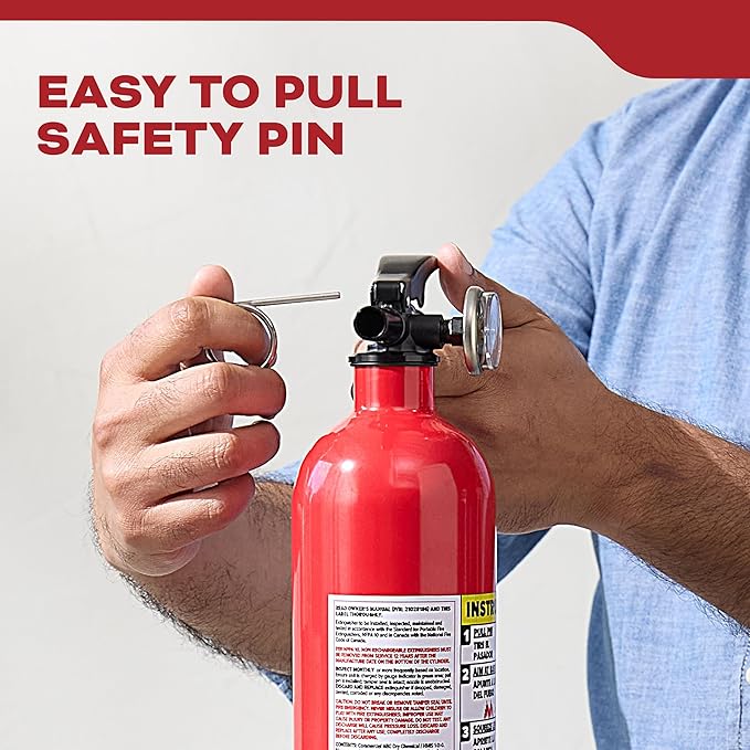 Kidde Multi Purpose Fire Extinguisher for Home, Office, Dorm, Residential, 1A10BC, 2 Pack