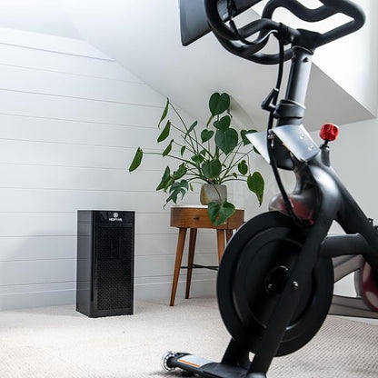 Medify MA-40 UV Light Air Purifier with True HEPA H14 Filter | 1,793 ft² Coverage in 1hr for Wildfires Smoke, Odors, Pollen, Pets | Removal to 0.1 Microns | Black, 1-Pack