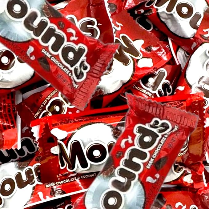 Decadent Coconut and Dark Chocolate Candy Bars-1.5 lbs Individually Wrapped Creamy Coconut Enveloped In A Dark Chocolate Shell-Perfect for Snacks, Parties and Gifts(24 oz)