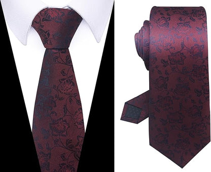 Tie For Men Necktie Woven Jacquard Neck Ties Set 6 PCS