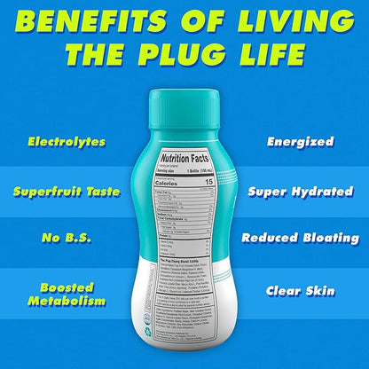 The Plug Liver Cleanse & Detox Drink | Organic Herbal Liquid Supplement with Electrolytes, Superfruits & Plant-Based Nutrients | Supports Hydration, Energy, Immunity & Liver Health
