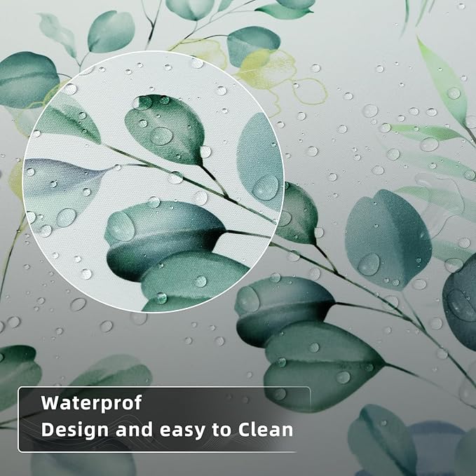 Gaming Mouse Pad for Computer,Large Mouse Pads for Desk Keyboard, Eucalyptus Plant Desk Mat Laptop,Cute Green Pattern Art XXL Waterproof Keyboard Pad,Extended Big Non-Slip Rubber Mousepad