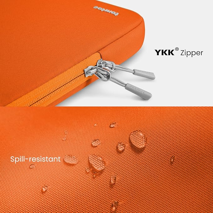 tomtoc 360 Protective Laptop Sleeve for 14-inch MacBook Pro M5/M4/M3/M2/M1 Pro/Max A3434 A3112 A3401 A3185 A2992 A2918 2025-2021, Water-Resistant Case Bag with Accessory Pocket for 13.8 Surface Laptop