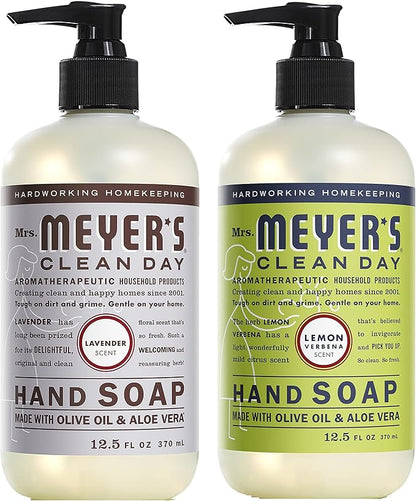 Mrs. MEYER'S Liquid Hand Soap Variety Pack 12.5 oz. (Lavender + Lemon Verbena)