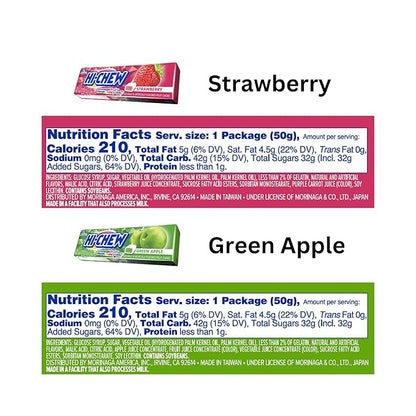 HI-CHEW Variety Sticks, 8-Pack, Soft & Chewy Candy, 1.76oz Each, Bulk Candy Individually Wrapped - Made with Immensely Juicy Fruity Flavors