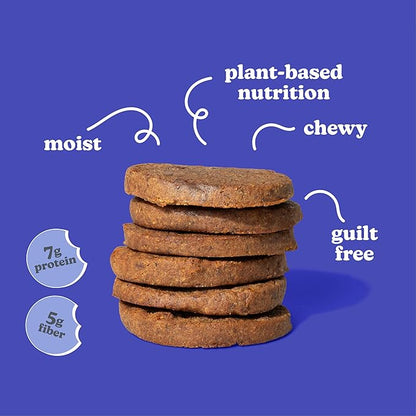Love + Chew Superfood Soft Baked Cookies, Chocolate Chia Flavor, Plant Based Cookie Made With Chia Seeds & Dark Chocolate for Kids and Adults, Vegan Snacks, Gluten Free, Paleo, Non GMO, 60 Pack