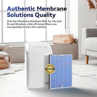 Membrane Solutions MSA3 Air Purifier for Home, Room Up to 1590 sq ft. H13 True HEPA Filter Air Purifier for Bedroom 22db, 100% Ozone Free Air Cleaner for Smoke, Pet Odor Remove 99.97% Allergens, Dust