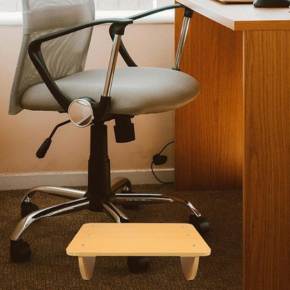 Ergonomic Wide Feet Stand Under Desk Footrest for Adults with Bevel Support Non-Slip Office Foot Stool for Improved Posture and Comfort at Work Home