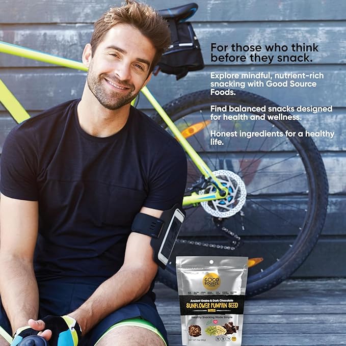 Good Source Snacks Dark Chocolate Bites & Ancient Grains, Sample Variety 3 Pack, 3 oz, Cranberry Hemp, Blueberry Quinoa, Sunflower Pumpkin Seed, Vegan, Gluten Free, Non GMO, Kosher