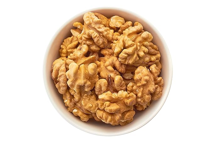 Oven Roasted California Salted Walnuts with Himalayan Salt and A Drizzle of Oil - Great Source of Omega 3 And Tons of Other Healthy Nutrients – All Natural - Vegan Friendly - Super Crunchy - Farm Fresh Nuts Brand (1 Pound)