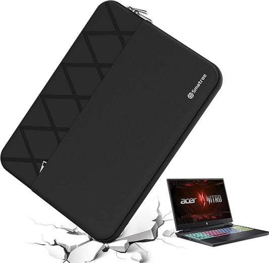 Smatree 16 inch Laptop Sleeve for Acer Nitro 16/Nitro V 16, for 17 inch Acer Predator Triton 17 X Gaming Laptop, 16-17 inch Protective Case with Accessory Pocket, YKK Zipper (E611)
