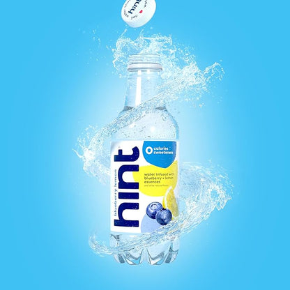 Hint Fruit-Infused Bottled Water, 4-Flavor White Variety Pack - Sugar Free Flavored Water with Zero Calories, Naturally Flavored, and No Artificial Sweeteners - 16 Fl Oz (Pack of 12)