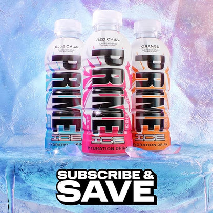 Prime ICE Hydration Variety Pack Smooth & Refreshing Low-Calorie Sports Drink with 10% Coconut Water, 500+ mg Electrolytes & Zero Added Sugar, 12 fl oz Bottles, Pack of 15