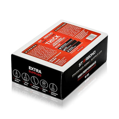 STARBOND Thick CA Glue Complete Refill Kit (453-gram) - Premium Cyanoacrylate Glue for Mitre Joint Bonding, Woodworking, Carpentry, Archery Fletching, 16 oz