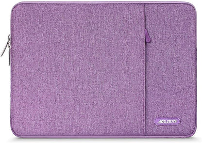 MOSISO Laptop Case 14 inch, 14 inch Laptop Sleeve Compatible with HP Lenovo Dell ASUS Acer, HP Stream, Dell Latitude, Lenovo IdeaPad, Polyester Vertical Computer Sleeve Bag with Pocket, Ultra Violet