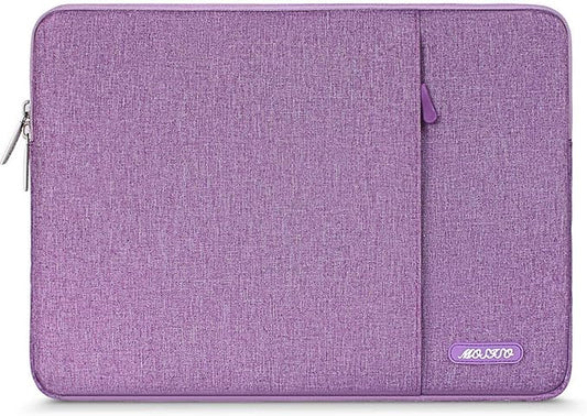 MOSISO Laptop Case 14 inch, 14 inch Laptop Sleeve Compatible with HP Lenovo Dell ASUS Acer, HP Stream, Dell Latitude, Lenovo IdeaPad, Polyester Vertical Computer Sleeve Bag with Pocket, Ultra Violet