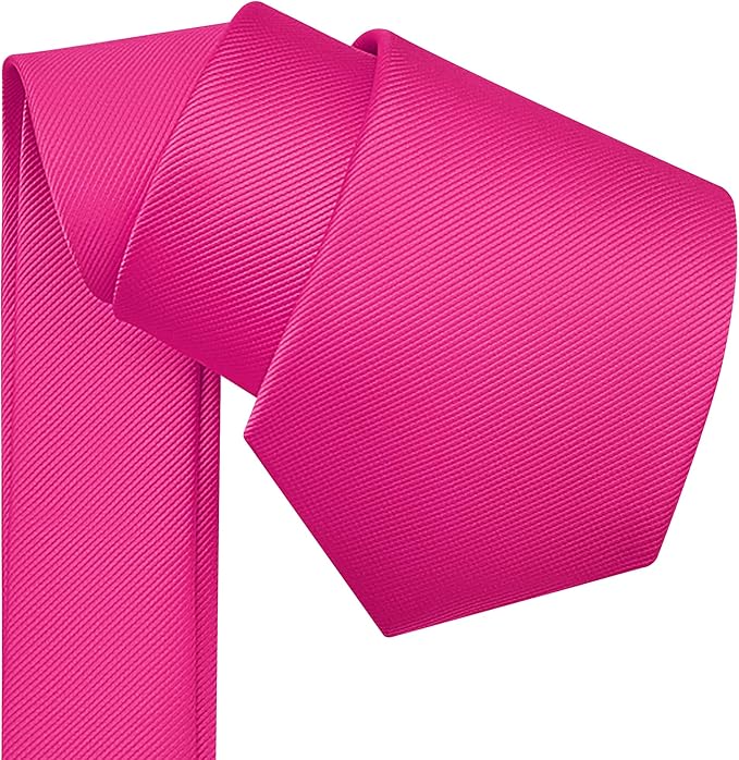 Branduce 3.15"（8cm） Men's Solid Color Formal Woven Necktie + Gift Box