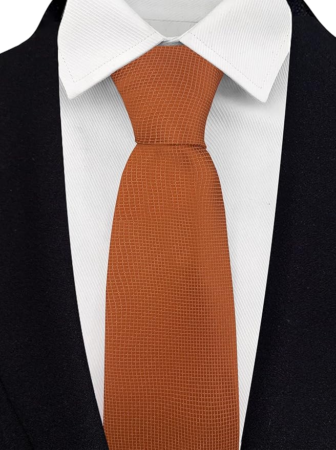 Adulove Men's Necktie Classic Silk Tie Woven Jacquard Neck Ties 6 PCS