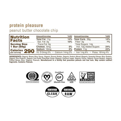 GoMacro MacroBar Mini (0.90 Ounce Bars, 24 Count) and MacroBar (2.4 Ounce Bars, 12 Count) Organic Vegan Snack and Protein Bars Bundle - Peanut Butter Chocolate Chip
