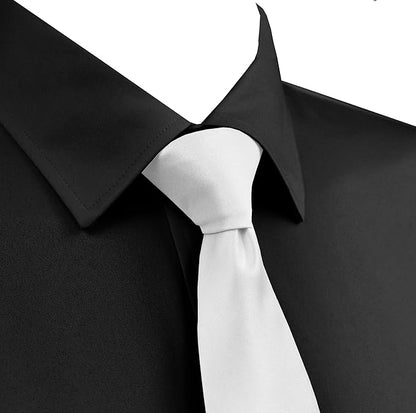 trilece Ties for Men - Men's Solid Color Ties - Formal Neckties for Men - Neck Tie for Man