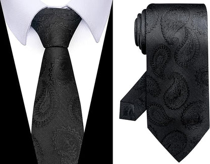 Tie For Men Necktie Woven Jacquard Neck Ties Set 6 PCS