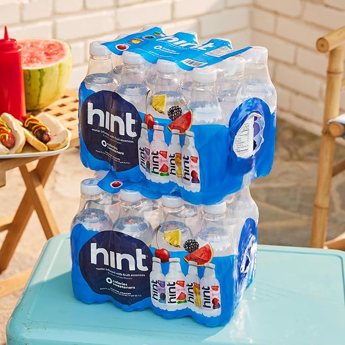 Hint Bottled Water, Best Sellers Variety Pack Bundle - Purified Flavored Water with Zero Calories, Sugar Free, Natural Flavors - 16 Fl Oz (Pack of 24)