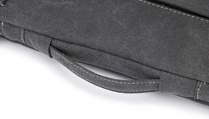 Kinmac 360° Heavy Duty Protective Laptop Sleeve Case Bag Cover with Handle for MacBook Air 13 inch,iPad Pro 13 inch and 13.3 inch HP,Dell,Lenovo,Asus,Acer Laptop (Grey Canvas)