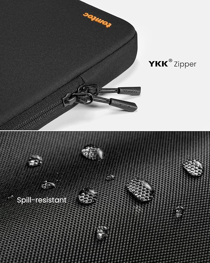 tomtoc 360° Protective Laptop Sleeve for 16-inch MacBook Pro M4/M3/M2/M1 Pro/Max A3403 A3186 A2991 A2780 A2485 A2141 2024-2019, Dell XPS 16 Laptop, Water-Resistant MacBook Case with Accessory Pocket