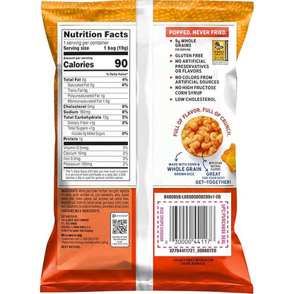 Quaker Rice Crisps, Gluten Free, Cheddar, 0.67 Oz, 30 Count