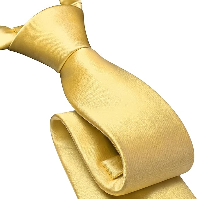 Branduce 3.15"（8cm） Mens Solid Satin Tie Pure Color Necktie for Business and Wedding + Gift Box
