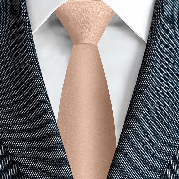 Men's Ties Solid Pure Color 3.15" (8CM) Necktie Plain Formal Business Wedding Black Ties For Men
