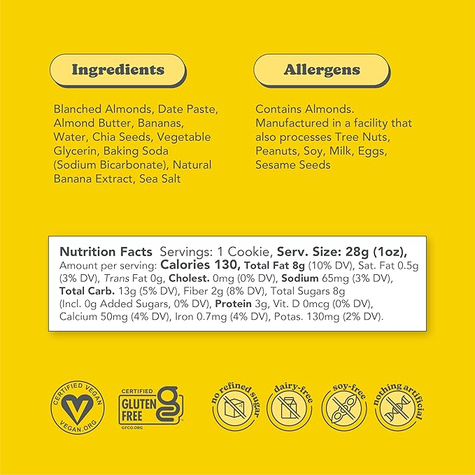 Love + Chew Superfood Soft Baked MINI Cookies Variety Pack, Plant Based Cookie With Almonds, Dates, and Chia Seeds for Kids and Adults, Vegan Snacks, Gluten Free, Paleo, Non GMO, 16 Pack