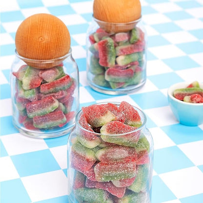 Kervan Candy Bebeto Watermelon Slices - Fruity, Soft, Sweet & Sour Gummy Candy Bulk for Kids, Gift Snacks and Parties - Watermelon Slice Gummies Big Party Size Bag (5 lbs)
