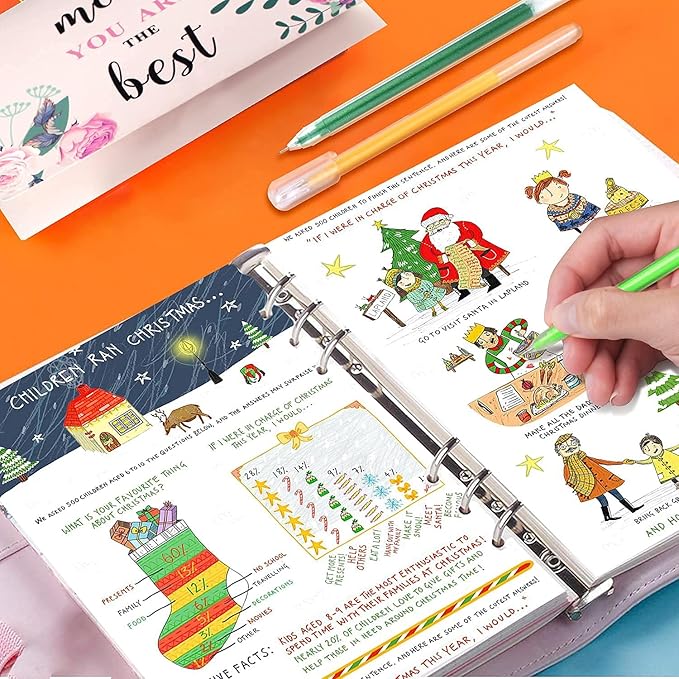 Gel Pen Glitter Gel Pens Fine Tip Pens with 150% More Ink for Adults Coloring Books Drawing Doodling Crafts Scrapbooks Bullet Journaling 48 Color