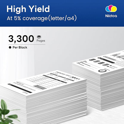 TN830XL Toner Cartridge High Yield Replacement for Brother TN830XL TN-830XL HL-L2460DW HL-L2405W MFC-L2820DW Printer, TN830XL 2PK Black