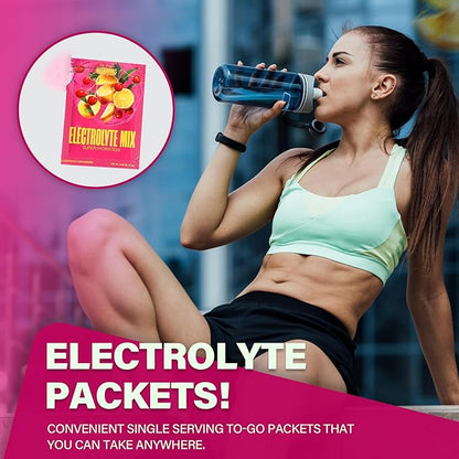 Dr. Price’s Electrolytes Powder Packets | Cherry Lemonade 30 Servings | Sugar Free Hydration Packets with 72+ Trace Minerals | Keto, Vegan, Electrolyte Drink Mix | Doctor-Formulated, Made in USA