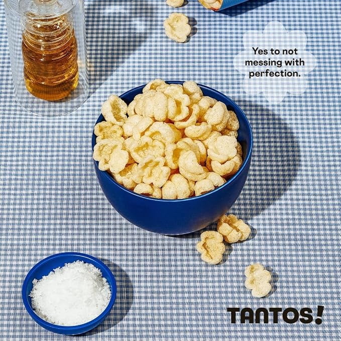 Tantos! Puffed Pasta Chips, Healthy Pasta Snack by Top Chef Joe Sasto, As Seen on Shark Tank, Plant Based, Low Calorie, Crunchy Chips, Variety Pack, Marinara, Pesto, Cacio e Pepe, Classico, Gourmet Bold Flavors, 1 oz 6 Pack of Classico