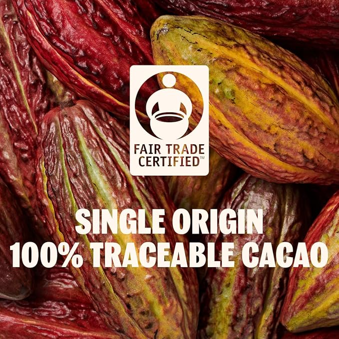 TCHO Dark Duo 75% Dark Chocolate Bars (5 pack) | Plant Based, Organic & Fair Trade, | Non GMO, Non-Dairy, Vegan Chocolate, Soy Free (2.5oz each)