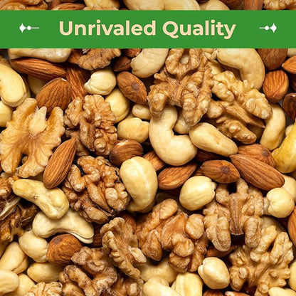 Sincerely Nuts Roasted & Salted Mixed Nuts | Almonds, Cashews, Pecans, Brazil Nuts and Hazelnuts | Healthy Snack - Nutrient Rich Alternative Treat | Vegan, Kosher & Gluten-Free | 5 lb bag