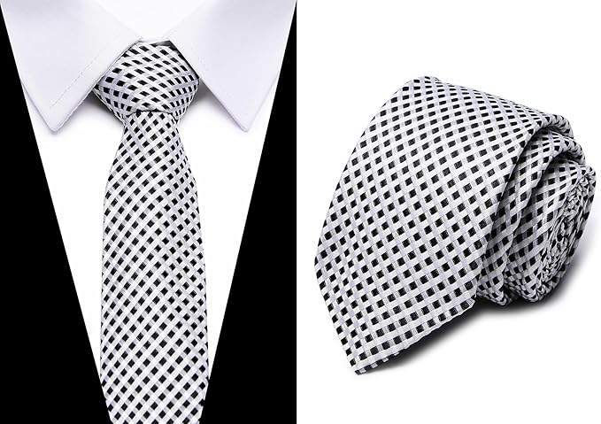 Tie For Men Necktie Woven Jacquard Neck Ties Set 6 PCS
